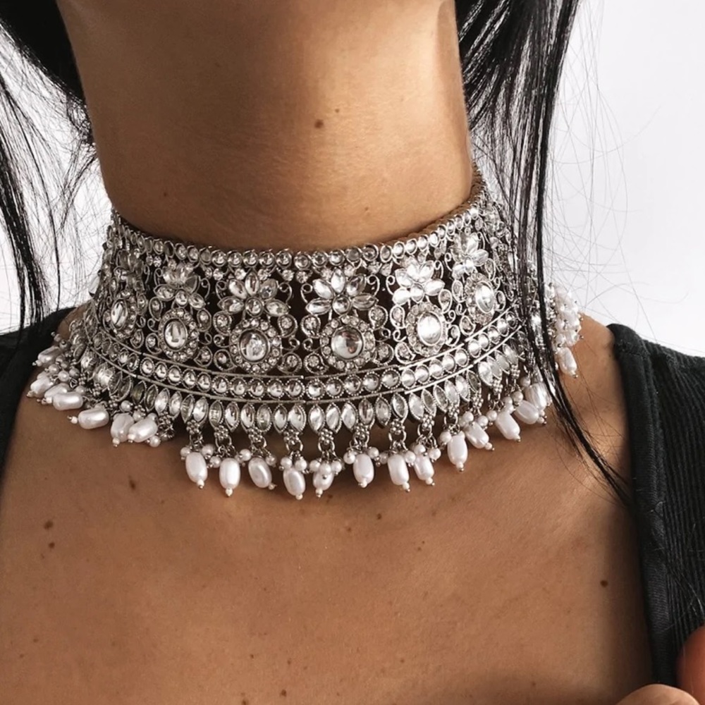 Elizabethan Collar Necklace - Pebby Forevee